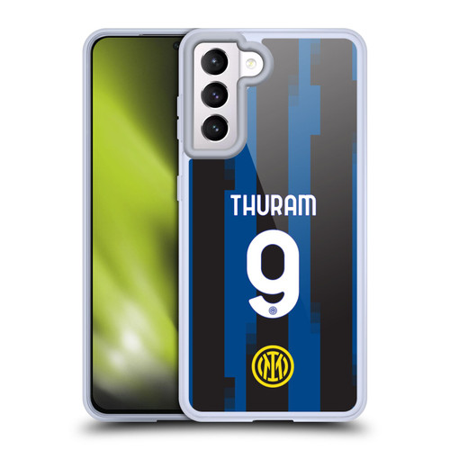 Fc Internazionale Milano 2023/24 Players Home Kit Marcus Thuram Soft Gel Case for Samsung Galaxy S21 5G & MagSafe