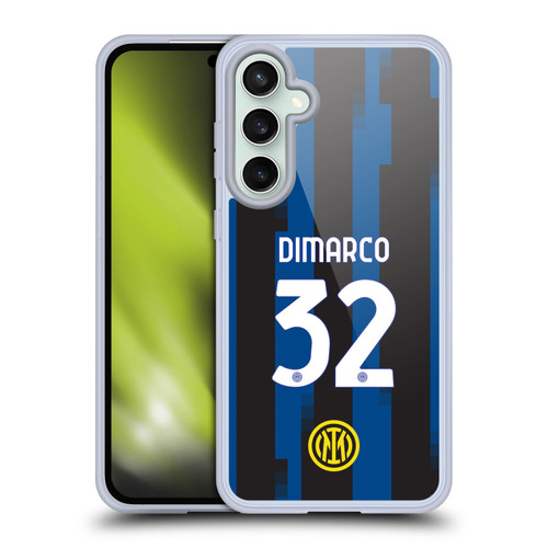 Fc Internazionale Milano 2023/24 Players Home Kit Federico Dimarco Soft Gel Case for Samsung Galaxy S23 FE 5G & MagSafe
