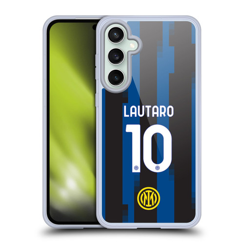 Fc Internazionale Milano 2023/24 Players Home Kit Lautaro Martínez Soft Gel Case for Samsung Galaxy S23 FE 5G & MagSafe