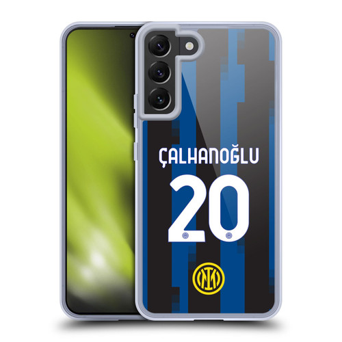 Fc Internazionale Milano 2023/24 Players Home Kit Hakan Çalhanoglu Soft Gel Case for Samsung Galaxy S22+ 5G & MagSafe