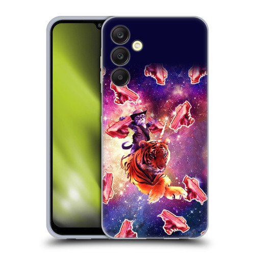 Random Galaxy Space Cat Tiger Unicorn With Bacons Soft Gel Case for Samsung Galaxy A25 5G