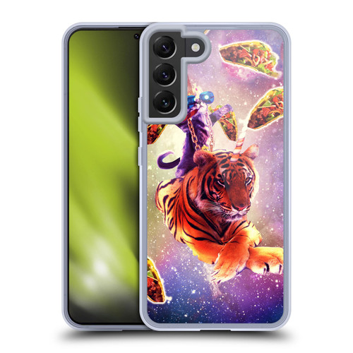 Random Galaxy Space Cat Tiger Unicorn & Tacos Soft Gel Case for Samsung Galaxy S22+ 5G & MagSafe