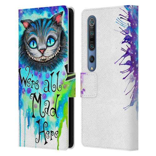 Pixie Cold Cats We Are All Mad Here Leather Book Wallet Case Cover For Xiaomi Mi 10 5G / Mi 10 Pro 5G