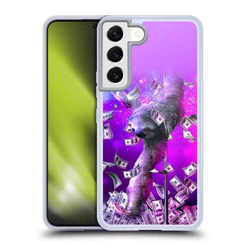 Random Galaxy Animals Dancing Strip Pole Sloth Soft Gel Case for Samsung Galaxy S22 5G & MagSafe