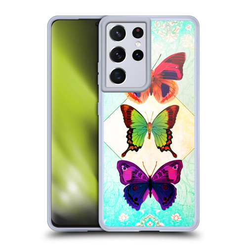 Jena DellaGrottaglia Insects Butterflies 1 Soft Gel Case for Samsung Galaxy S21 Ultra 5G & MagSafe