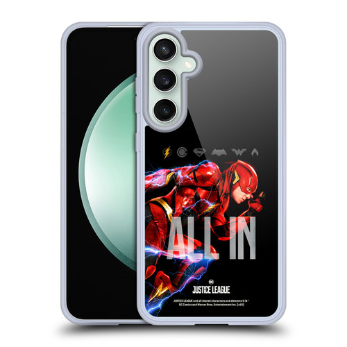 Justice League Movie Posters The Flash Soft Gel Case for Samsung Galaxy S23 FE 5G & MagSafe