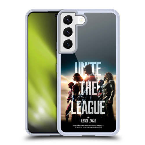 Justice League Movie Posters Unite The League Soft Gel Case for Samsung Galaxy S22 5G & MagSafe