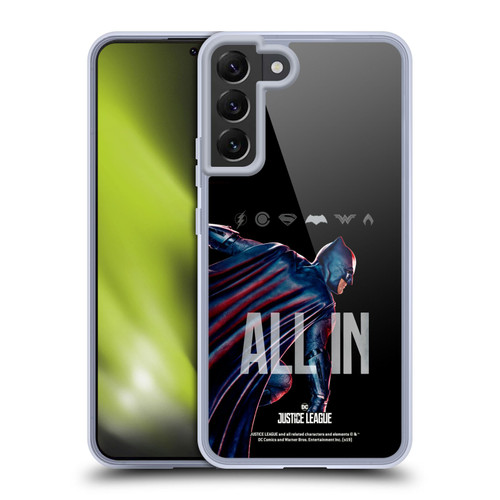 Justice League Movie Posters Batman Soft Gel Case for Samsung Galaxy S22+ 5G & MagSafe