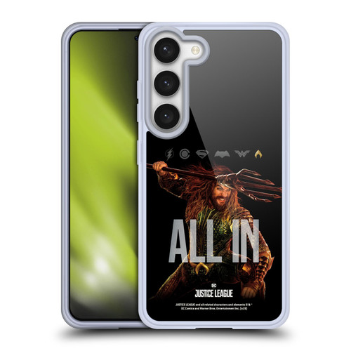 Justice League Movie Posters Aquaman Soft Gel Case for Samsung Galaxy S23 5G & MagSafe