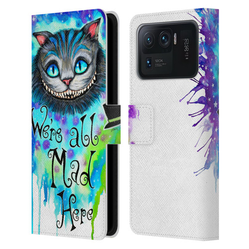 Pixie Cold Cats We Are All Mad Here Leather Book Wallet Case Cover For Xiaomi Mi 11 Ultra