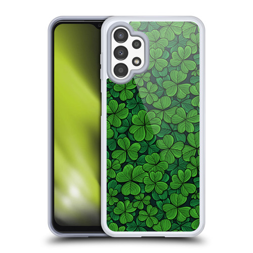 Katerina Kirilova Fruits & Foliage Patterns Clovers Soft Gel Case for Samsung Galaxy A13 (2022)