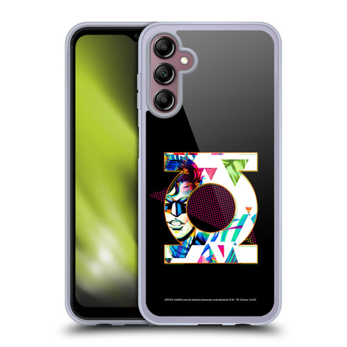 Justice League DC Comics Dark Electric Pop Icons Green Lantern Soft Gel Case for Samsung Galaxy A14 5G