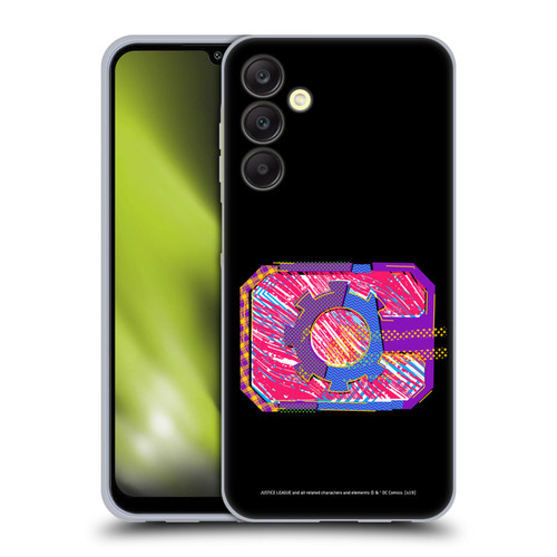 Justice League DC Comics Dark Electric Pop Icons Cyborg Soft Gel Case for Samsung Galaxy A25 5G