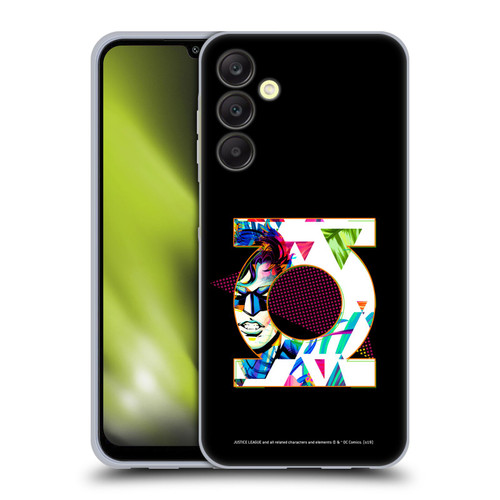 Justice League DC Comics Dark Electric Pop Icons Green Lantern Soft Gel Case for Samsung Galaxy A25 5G