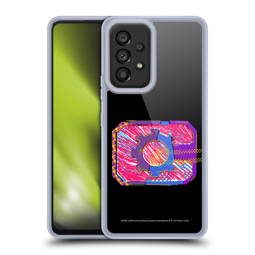 Justice League DC Comics Dark Electric Pop Icons Cyborg Soft Gel Case for Samsung Galaxy A53 5G (2022)