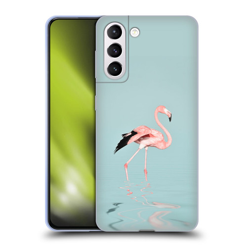 LebensArt Beings Flamingo Soft Gel Case for Samsung Galaxy S21+ 5G & MagSafe