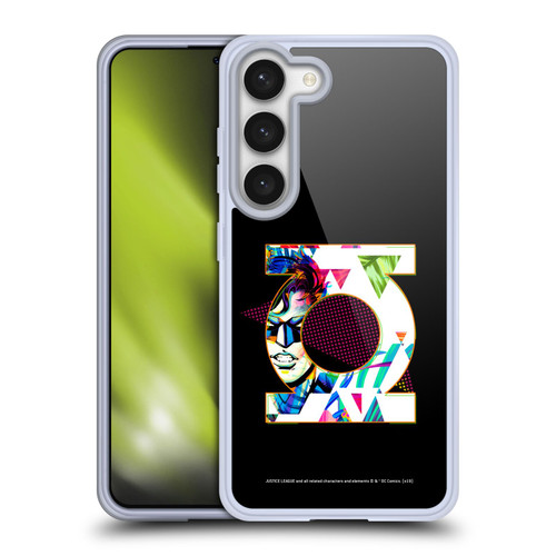 Justice League DC Comics Dark Electric Pop Icons Green Lantern Soft Gel Case for Samsung Galaxy S23 5G & MagSafe