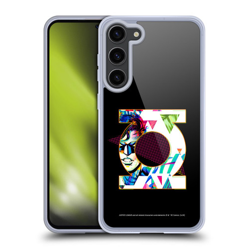 Justice League DC Comics Dark Electric Pop Icons Green Lantern Soft Gel Case for Samsung Galaxy S23+ 5G & MagSafe