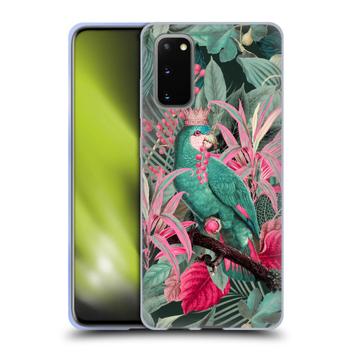 LebensArt Birds And Floral Parrot King Soft Gel Case for Samsung Galaxy S20 / S20 5G
