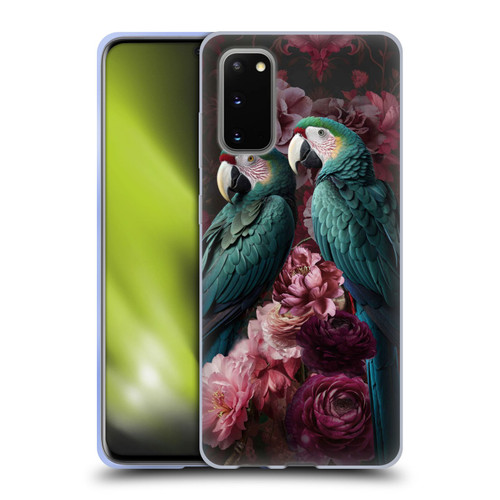 LebensArt Birds And Floral Parrots Neo Kitsch Soft Gel Case for Samsung Galaxy S20 / S20 5G