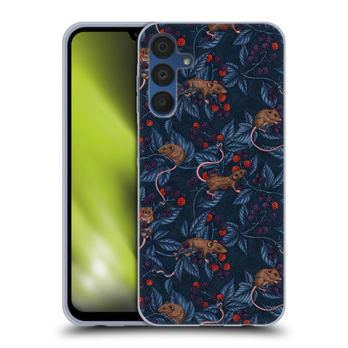 Katerina Kirilova Graphics Mice And Brambles Soft Gel Case for Samsung Galaxy A15 & MagSafe