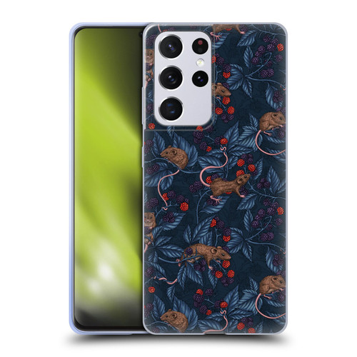 Katerina Kirilova Graphics Mice And Brambles Soft Gel Case for Samsung Galaxy S21 Ultra 5G & MagSafe
