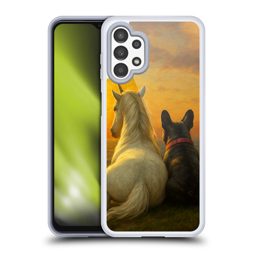 Klaudia Senator French Bulldog Sunset Soft Gel Case for Samsung Galaxy A13 (2022)