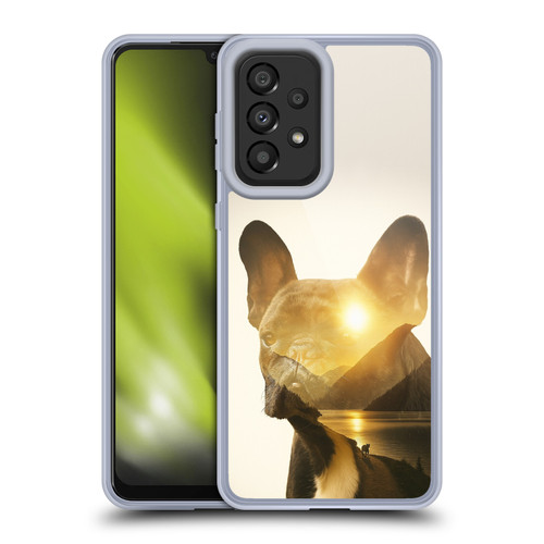 Klaudia Senator French Bulldog Lake Sunset Soft Gel Case for Samsung Galaxy A33 5G (2022)