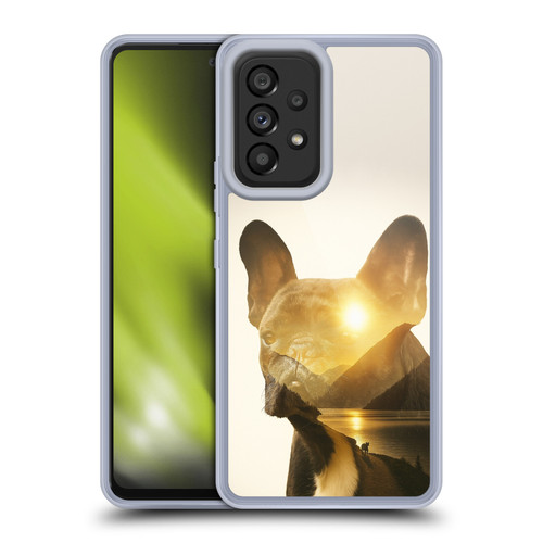 Klaudia Senator French Bulldog Lake Sunset Soft Gel Case for Samsung Galaxy A53 5G (2022)
