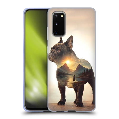 Klaudia Senator French Bulldog Lake Soft Gel Case for Samsung Galaxy S20 / S20 5G