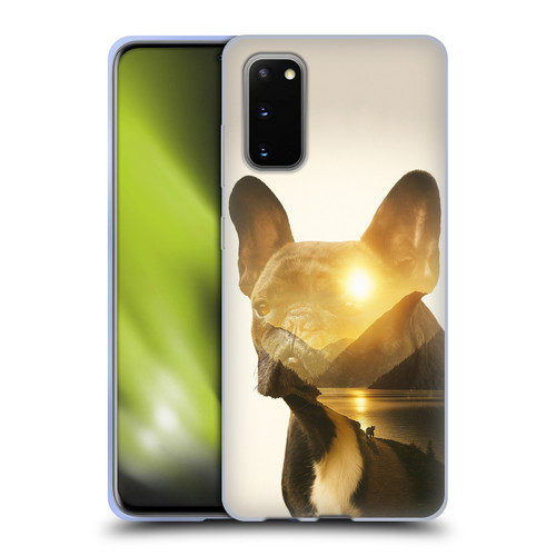 Klaudia Senator French Bulldog Lake Sunset Soft Gel Case for Samsung Galaxy S20 / S20 5G