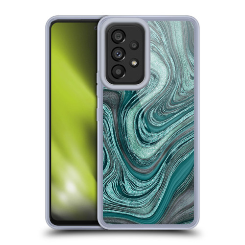 LebensArt Gemstone Marble Shiny River Soft Gel Case for Samsung Galaxy A53 5G (2022)