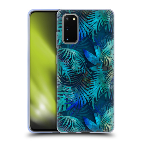 LebensArt Jungle Plants And Animals Blue Master Soft Gel Case for Samsung Galaxy S20 / S20 5G