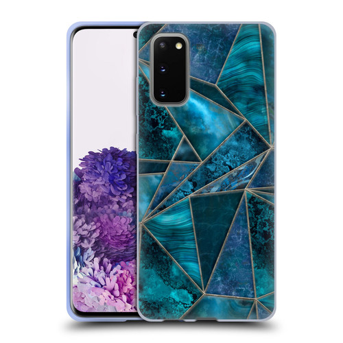 LebensArt Gemstone Marble Stained Glass Soft Gel Case for Samsung Galaxy S20 / S20 5G
