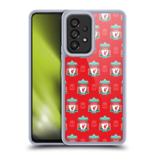 Liverpool Football Club Crest & Liver Bird Patterns Full Colour Soft Gel Case for Samsung Galaxy A53 5G (2022)