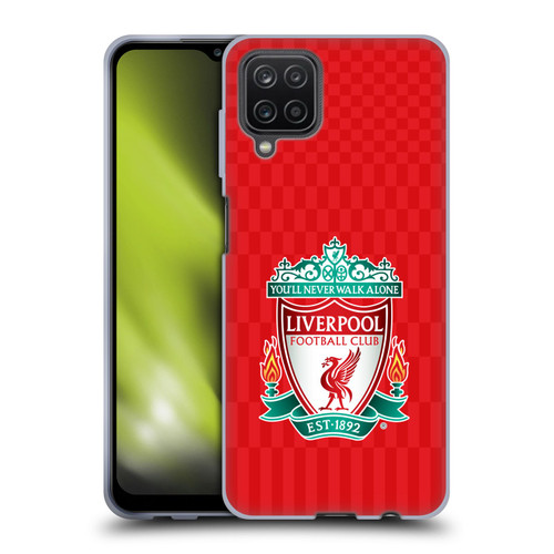 Liverpool Football Club Crest Designs Full Colour Home Soft Gel Case for Samsung Galaxy A12 (2020)