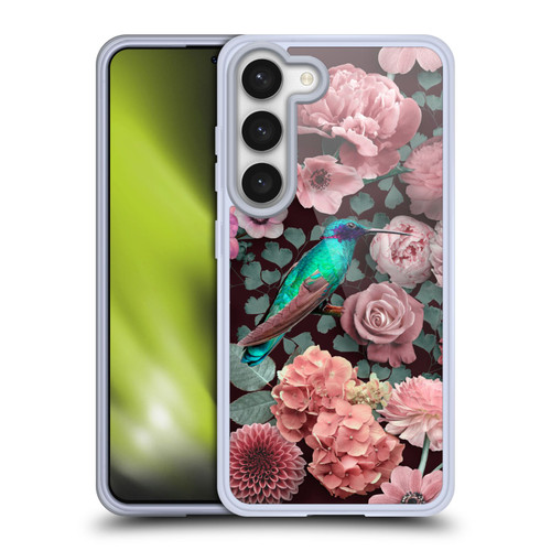 LebensArt Mix Art Hummingbird Romance Soft Gel Case for Samsung Galaxy S23 5G & MagSafe