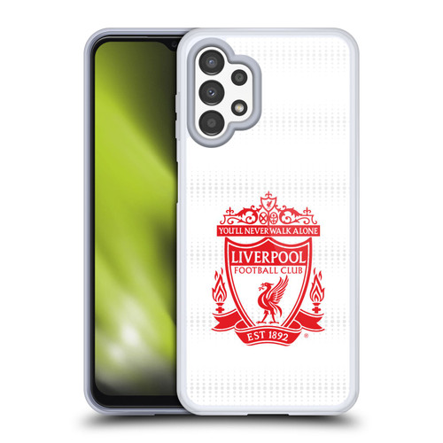 Liverpool Football Club Crest Designs Red Away Soft Gel Case for Samsung Galaxy A13 (2022)
