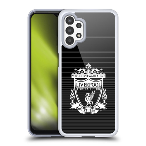 Liverpool Football Club Crest Designs White Third Soft Gel Case for Samsung Galaxy A13 (2022)