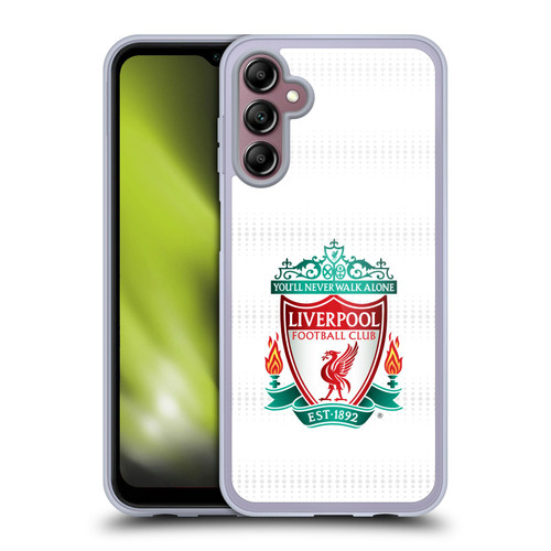 Liverpool Football Club Crest Designs Full Colour Away Soft Gel Case for Samsung Galaxy A14 5G