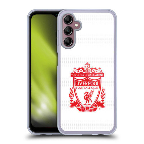 Liverpool Football Club Crest Designs Red Away Soft Gel Case for Samsung Galaxy A14 5G