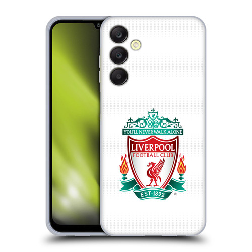 Liverpool Football Club Crest Designs Full Colour Away Soft Gel Case for Samsung Galaxy A25 5G