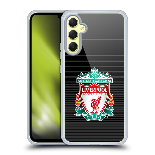 Liverpool Football Club Crest Designs Full Colour Third Soft Gel Case for Samsung Galaxy A34 5G