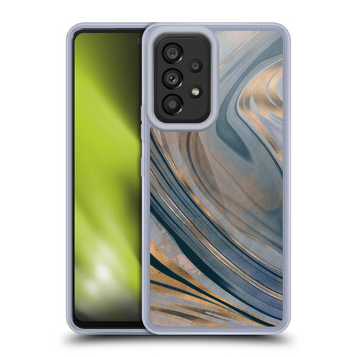LebensArt Mineral Marble Gemstone Soft Gel Case for Samsung Galaxy A53 5G (2022)