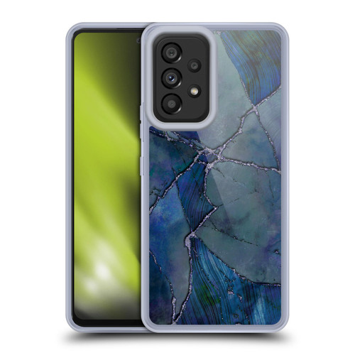 LebensArt Mineral Marble Indigo Soft Gel Case for Samsung Galaxy A53 5G (2022)