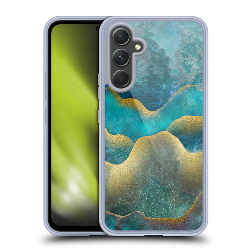 LebensArt Mineral Marble Wash Up Soft Gel Case for Samsung Galaxy A54 5G