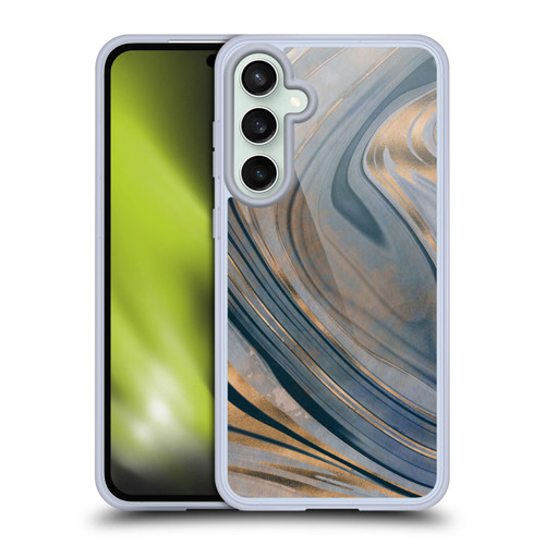 LebensArt Mineral Marble Gemstone Soft Gel Case for Samsung Galaxy S23 FE 5G & MagSafe