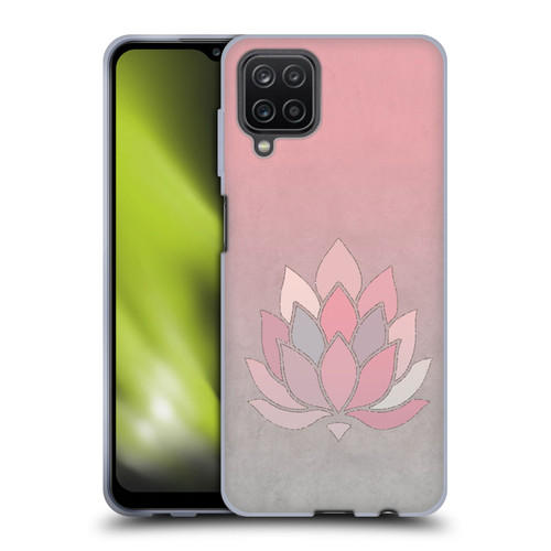 LebensArt Pastels Lotus Soft Gel Case for Samsung Galaxy A12 (2020)