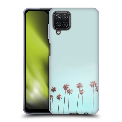 LebensArt Pastels Paradise Palm Soft Gel Case for Samsung Galaxy A12 (2020)