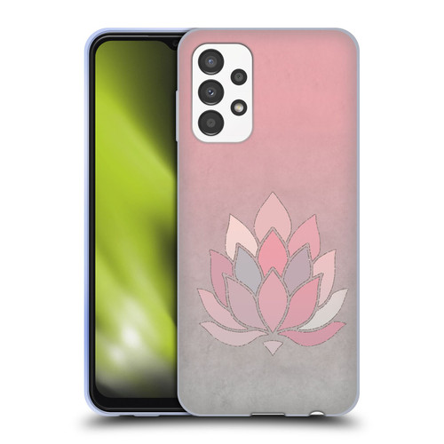 LebensArt Pastels Lotus Soft Gel Case for Samsung Galaxy A13 (2022)
